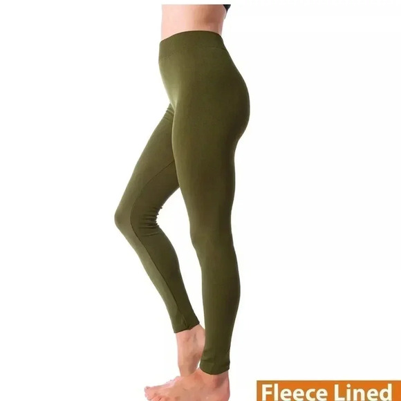 Fleece Leggings One Size 2-10 - Picture 1 of 16